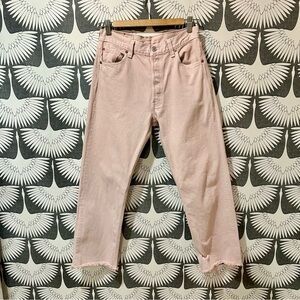 SALE Parisian Vintage Pink Dyed Levi’s 501